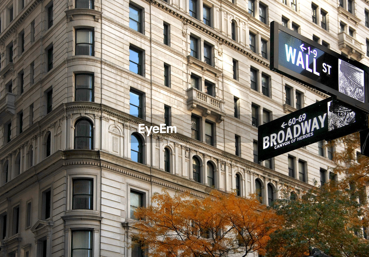 LOW ANGLE VIEW OF ROAD SIGN