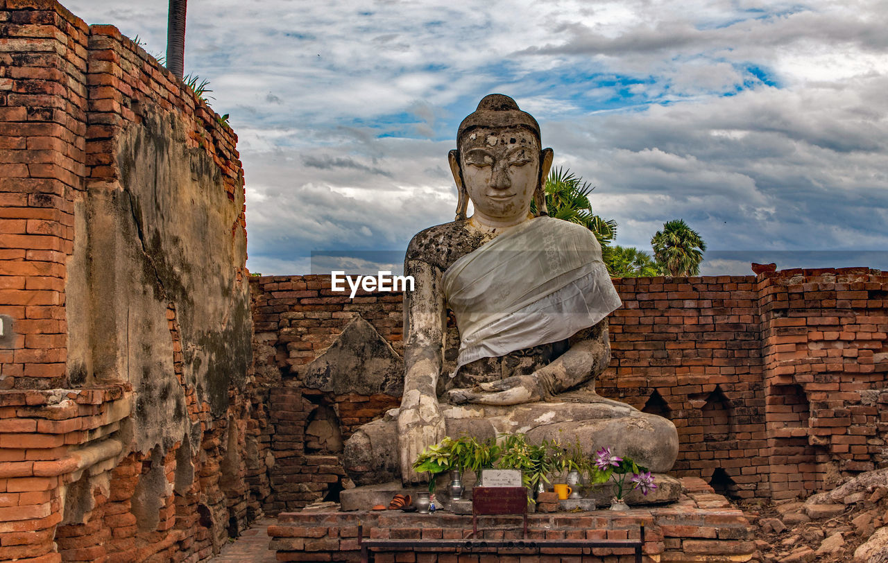 Buddha statue in inwa near mandalay myanmar burma southeast asia