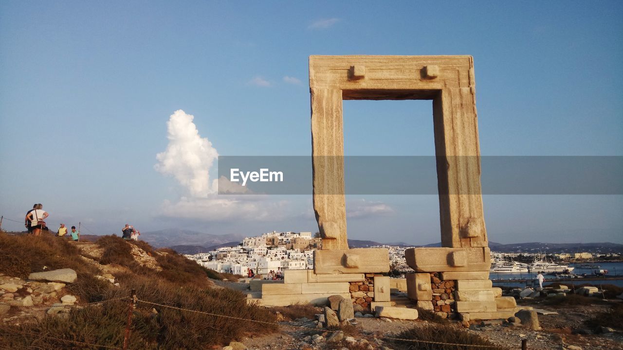 Old ruins against sky
