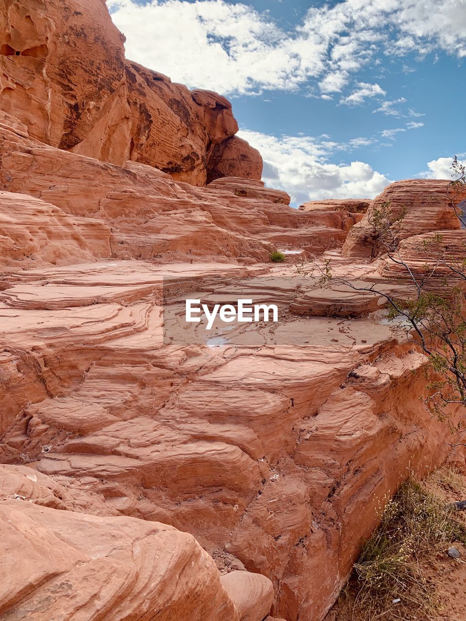 View of rock formations