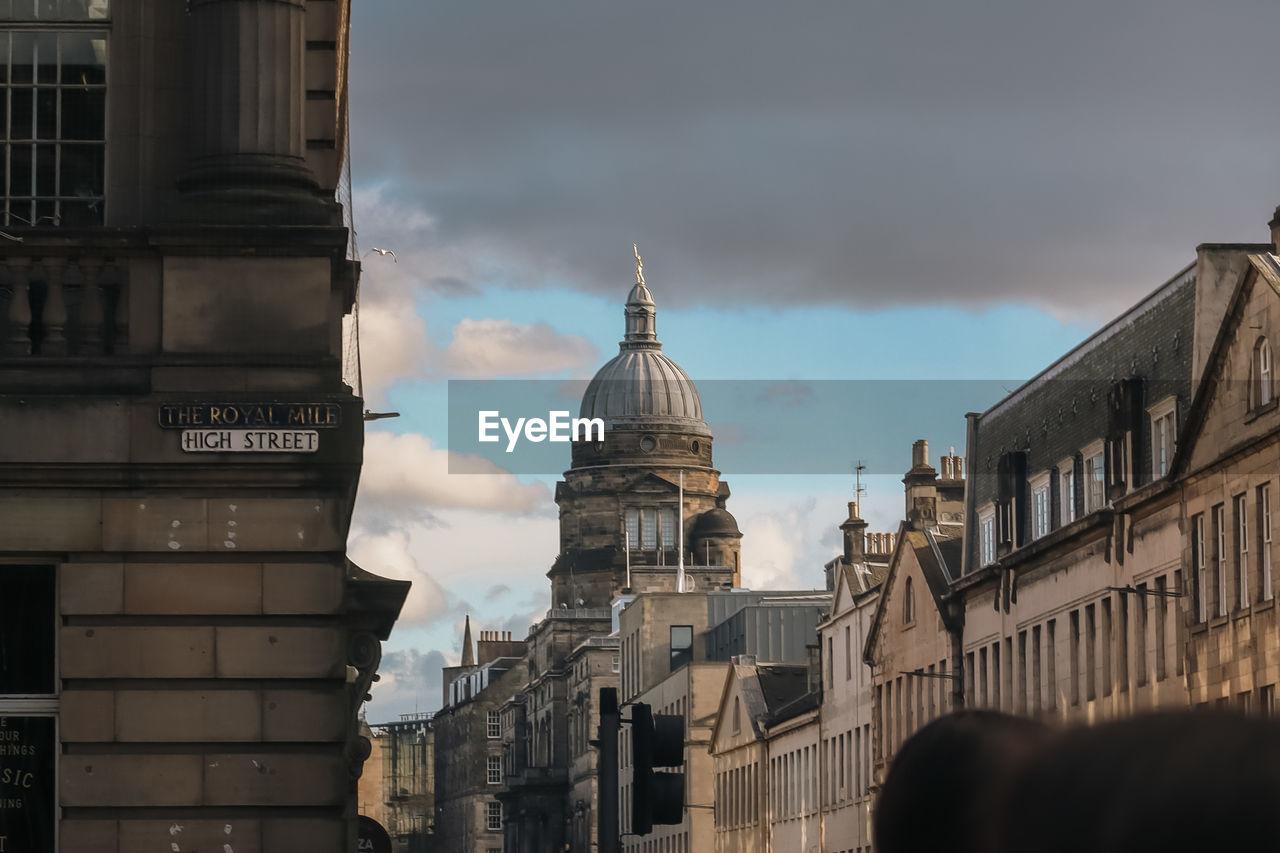 Edinburgh university old college dome, south bridge, scotland, uk.