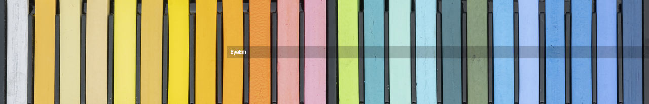 A box of pastel chalks - many different, intense colours in a pastel chalk box