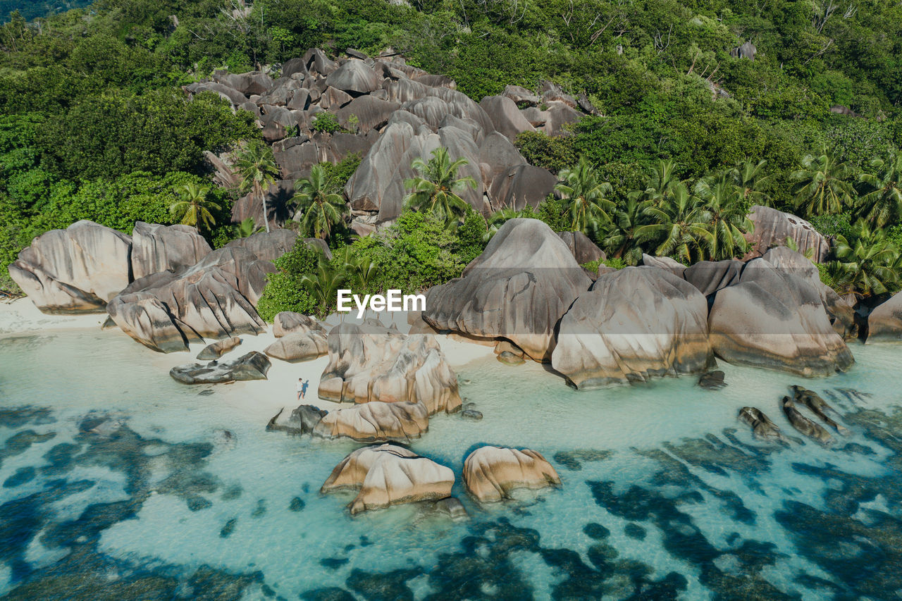 SCENIC VIEW OF SEA AND ROCK