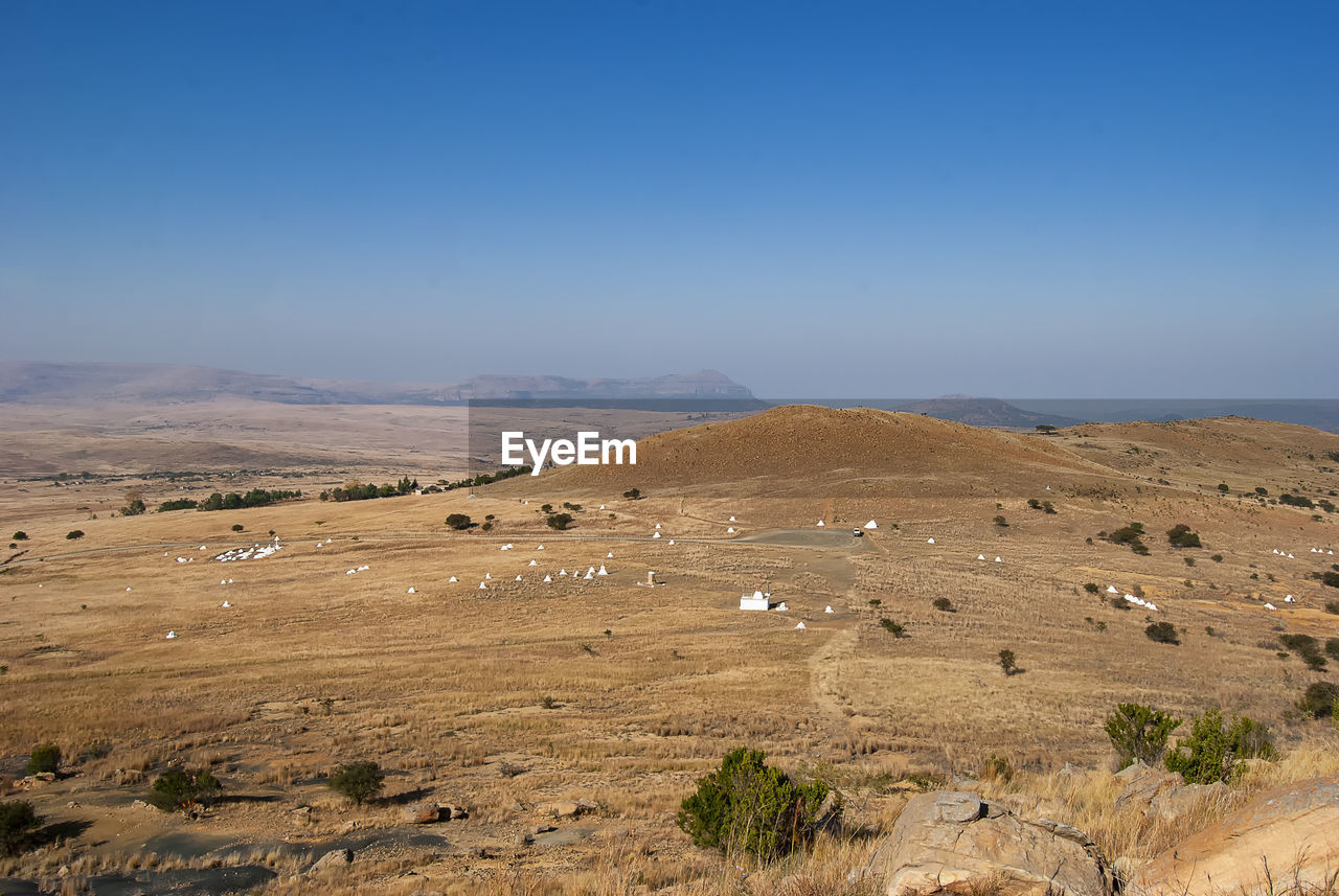 The site of the battle of isandlwana between the british army and zulus