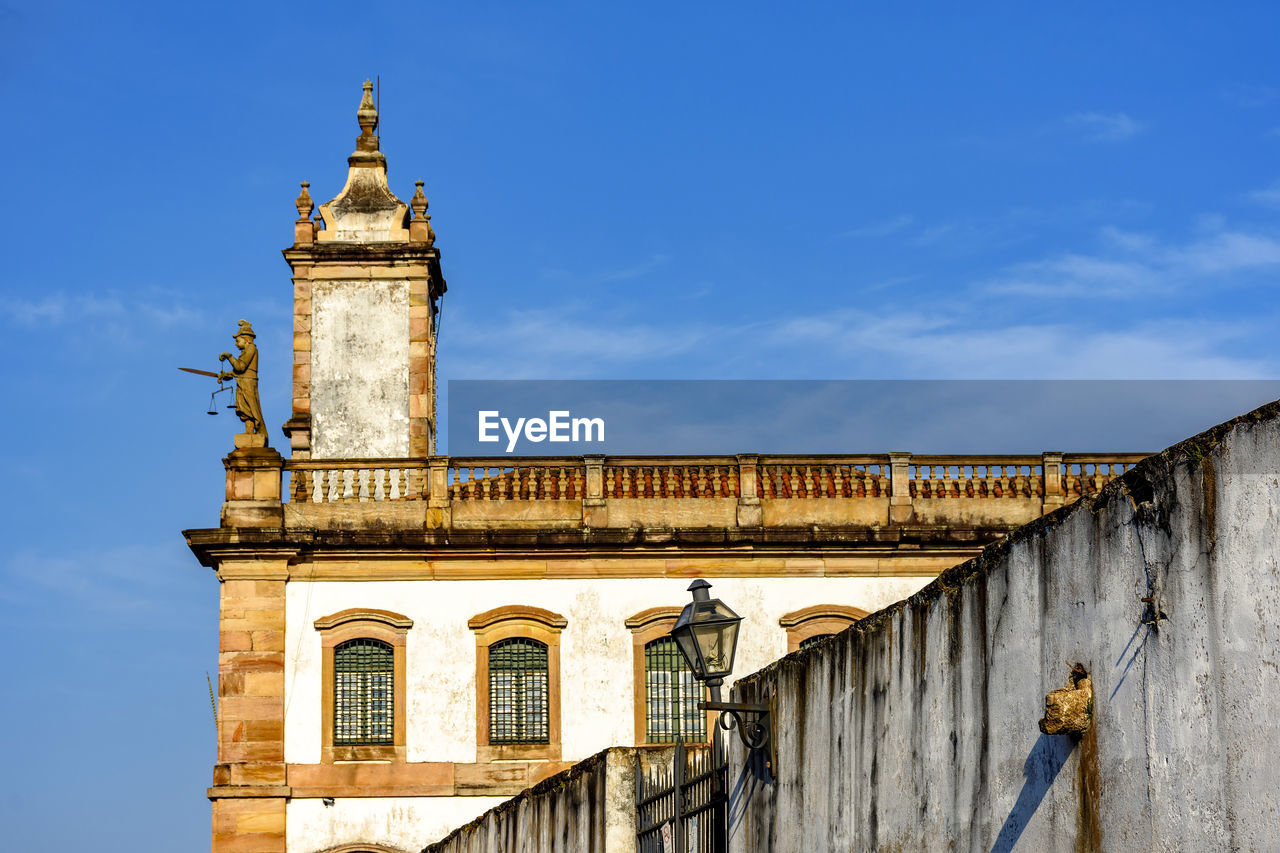 Colonial architecture and monuments in ouro preto city