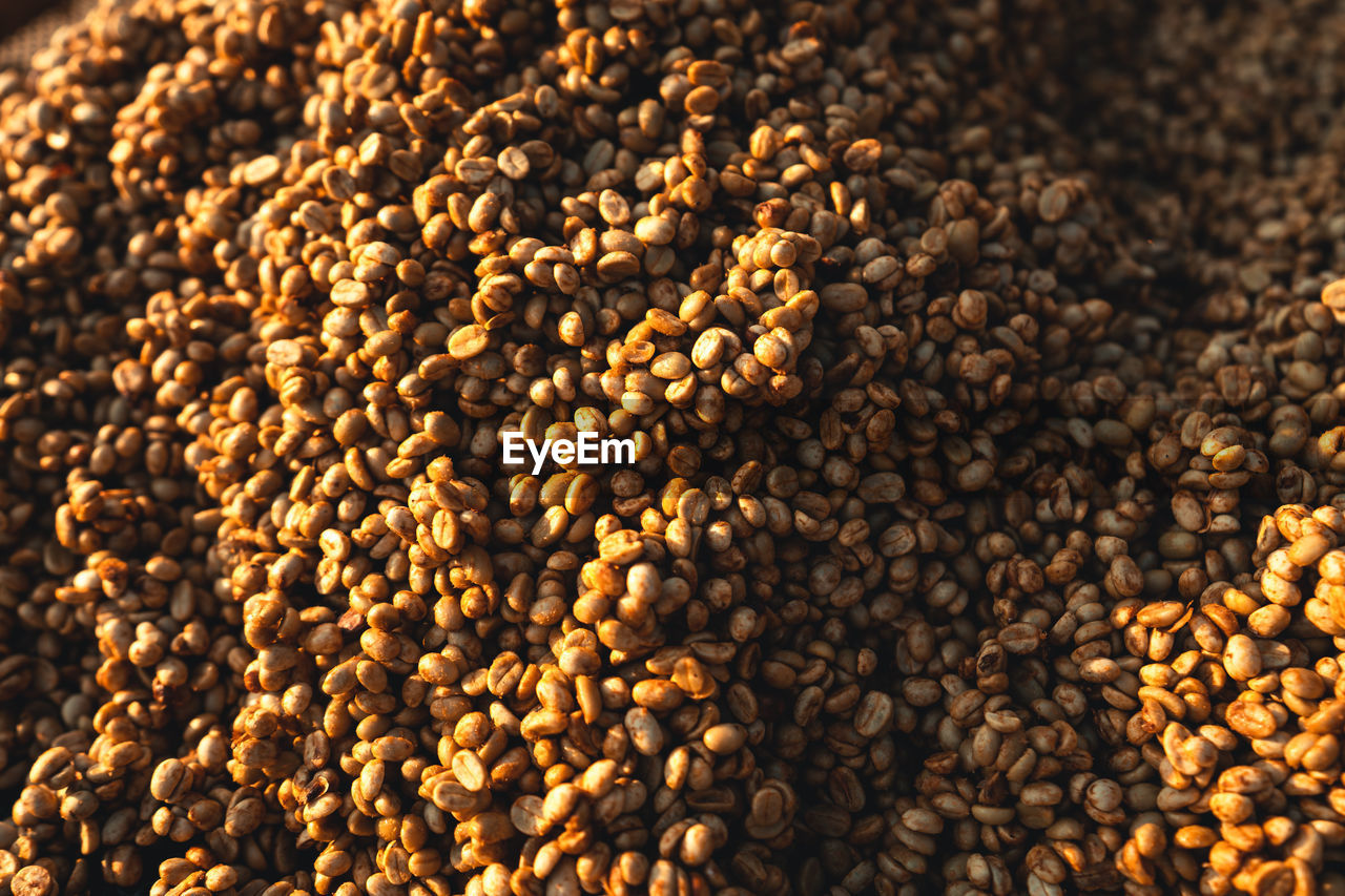 Full frame shot of coffee beans