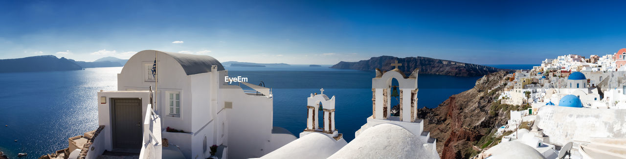 Panoramic view of sea against sky