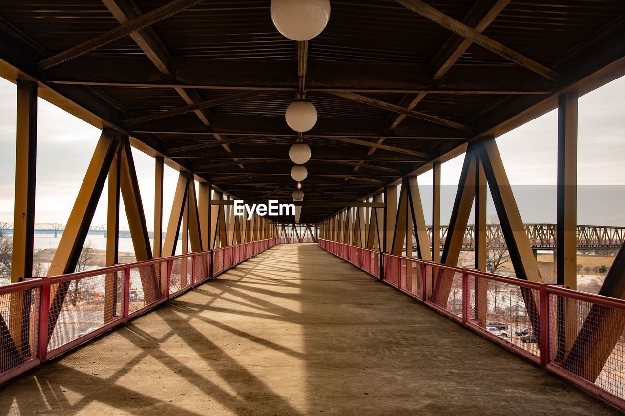 View of footbridge