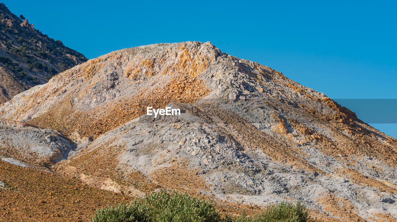 Volcanic crater stefanos in the lakki valley of the island nisyros greece