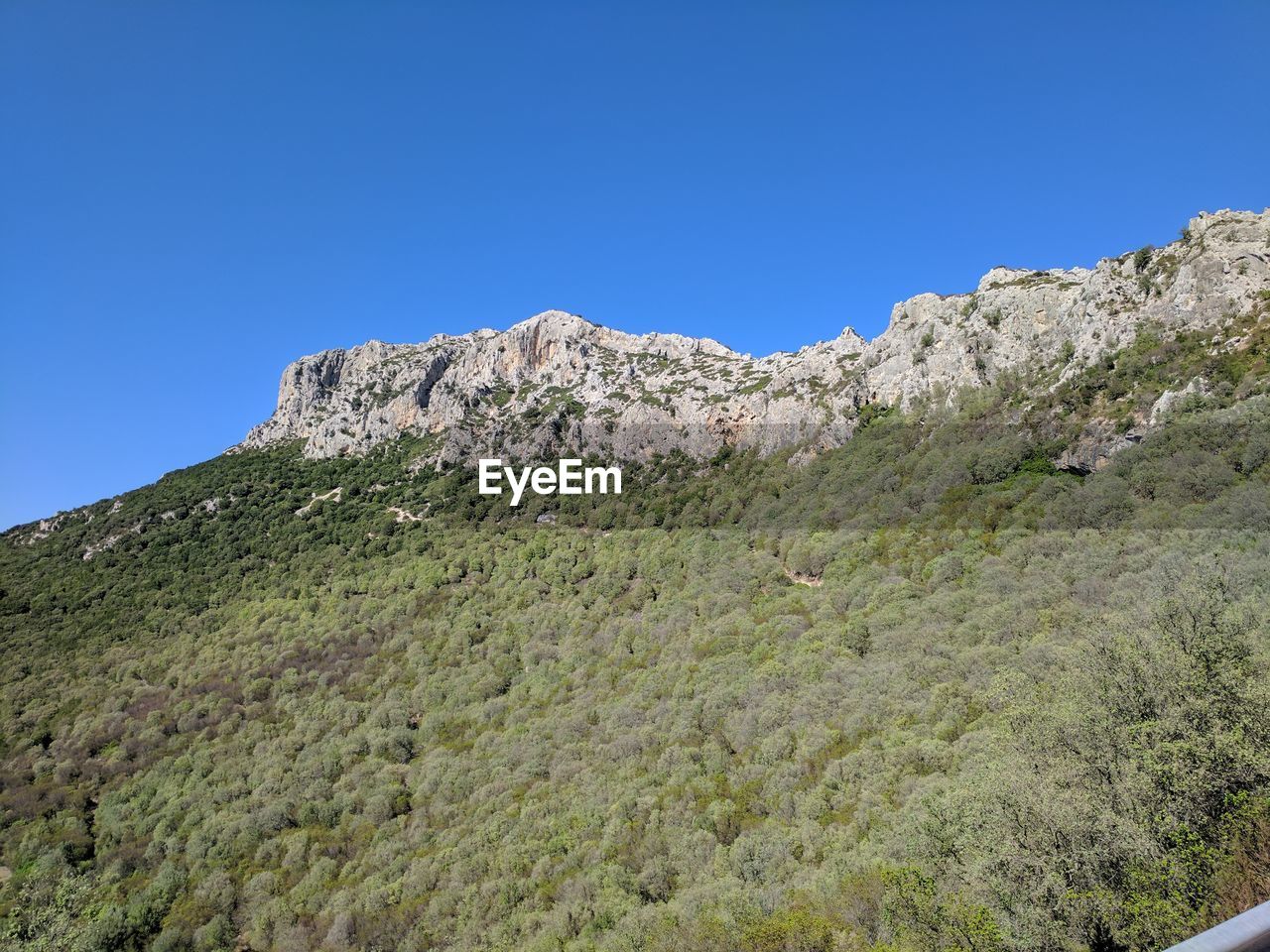 LOW ANGLE VIEW OF MOUNTAIN AGAINST BLUE SKY