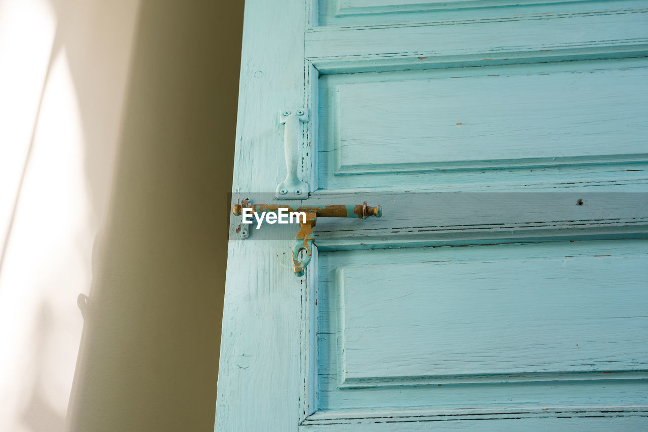 Close-up of door