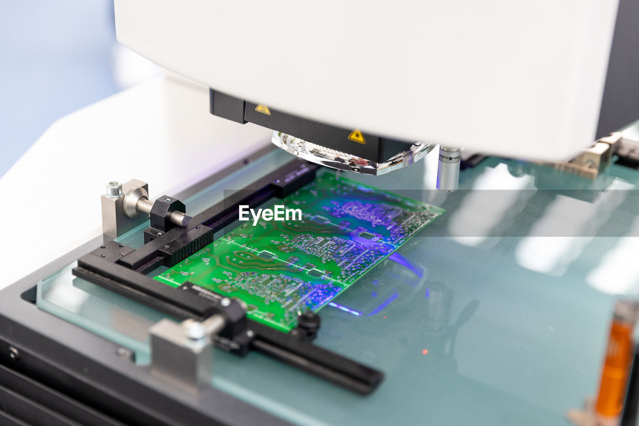 Computer main board 3d non-contact measurement