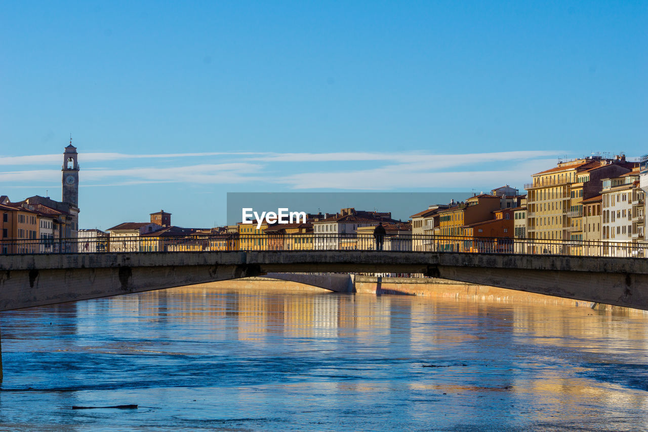 Sunny pisa bridge 