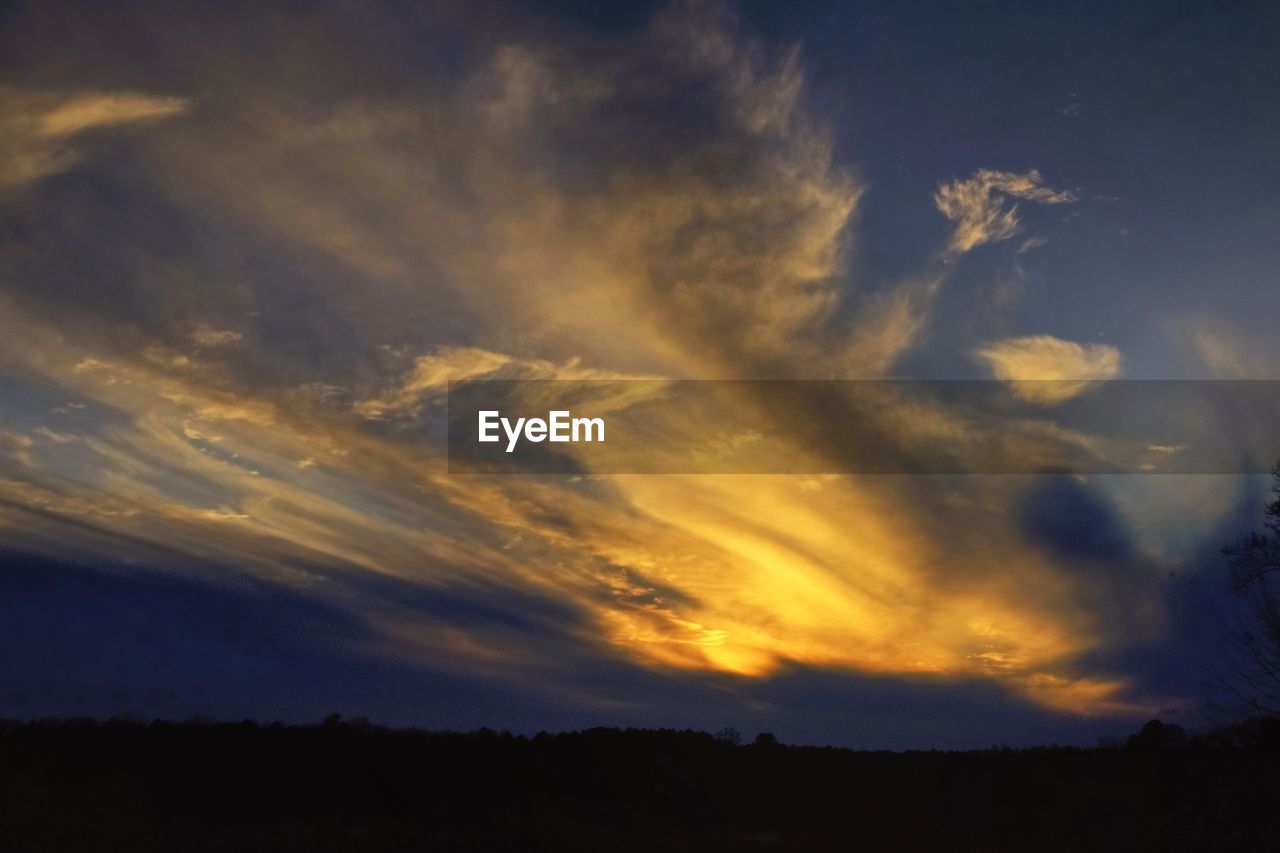 SILHOUETTE OF SKY DURING SUNSET