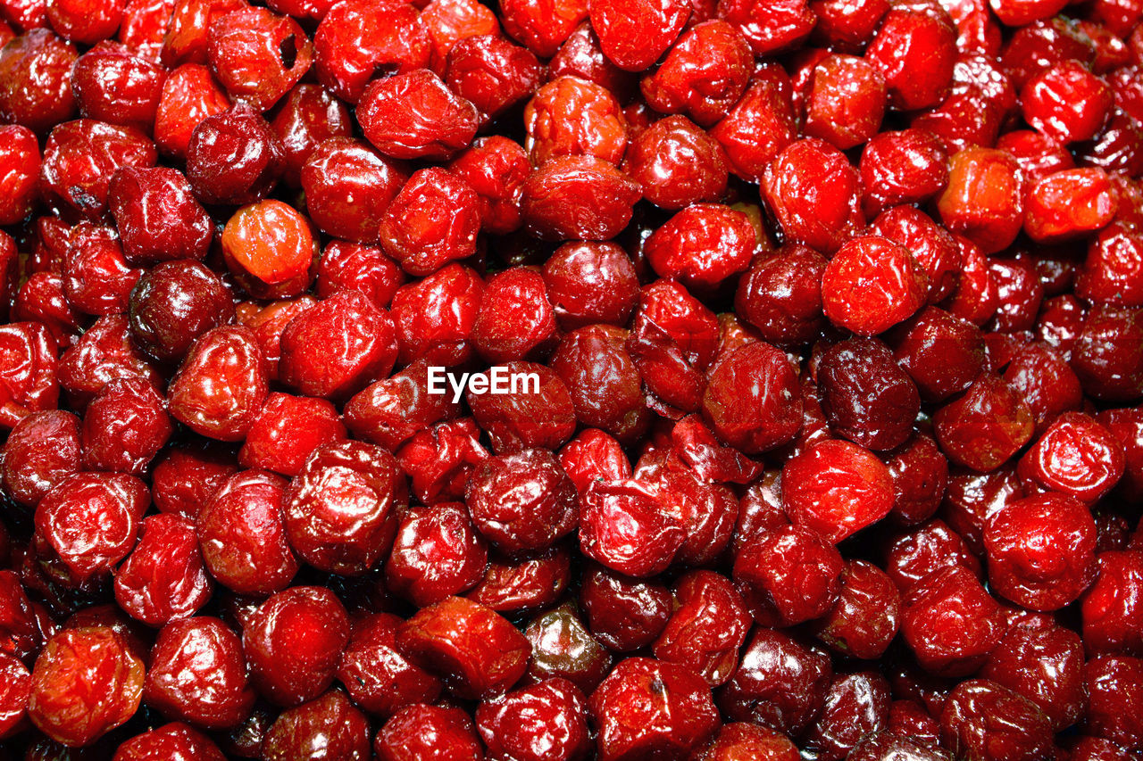 FULL FRAME SHOT OF RED BERRIES