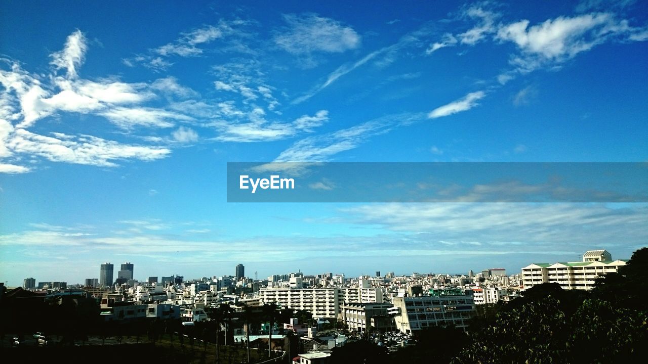 Cityscape against sky