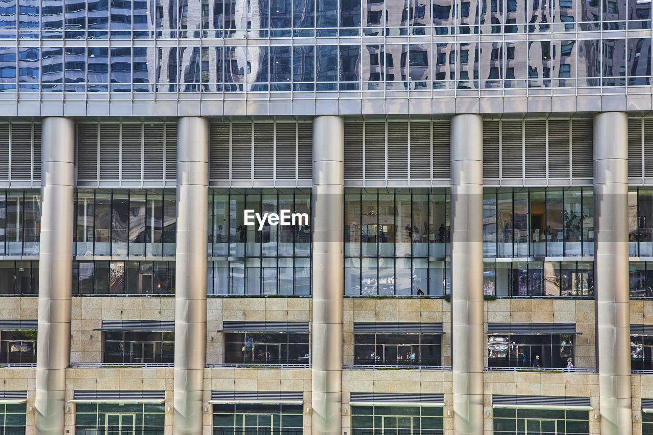 low angle view of modern building