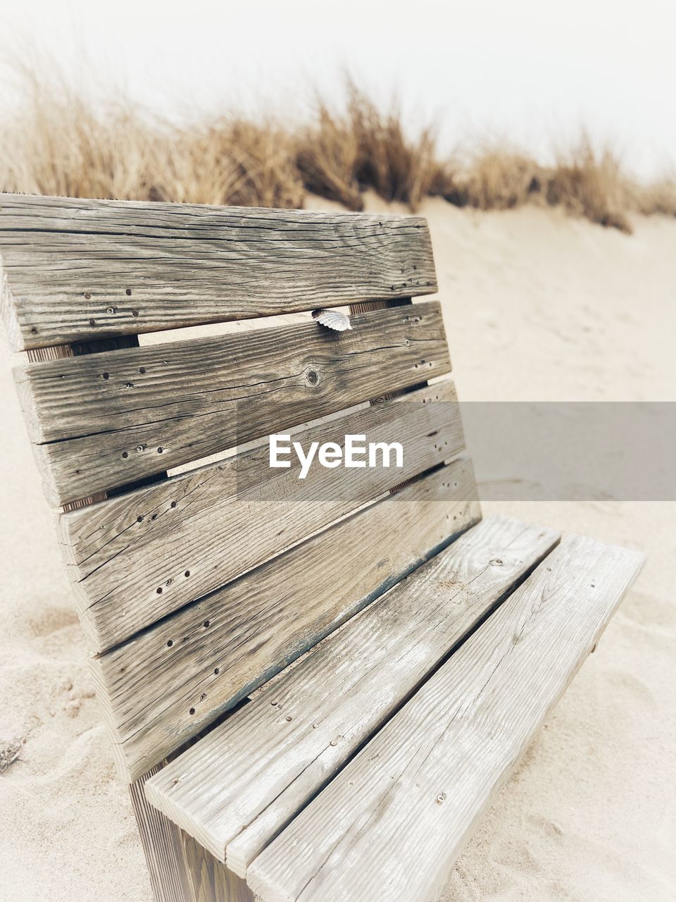 wood, furniture, land, no people, nature, sand, day, white, beach, plank, outdoors, table, sunlight, bench, close-up, high angle view