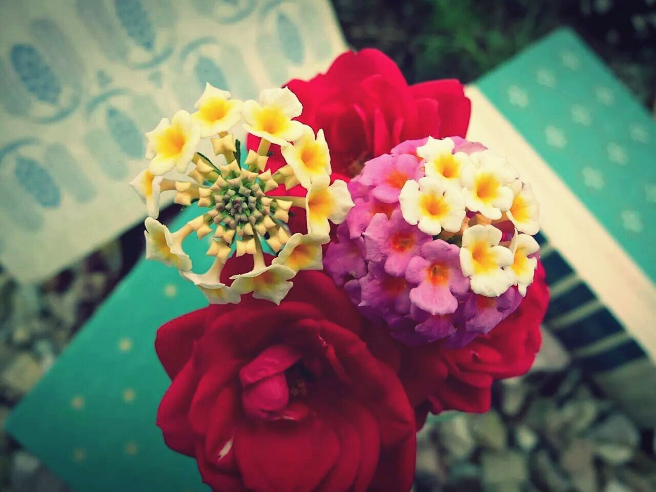 Flowers on table