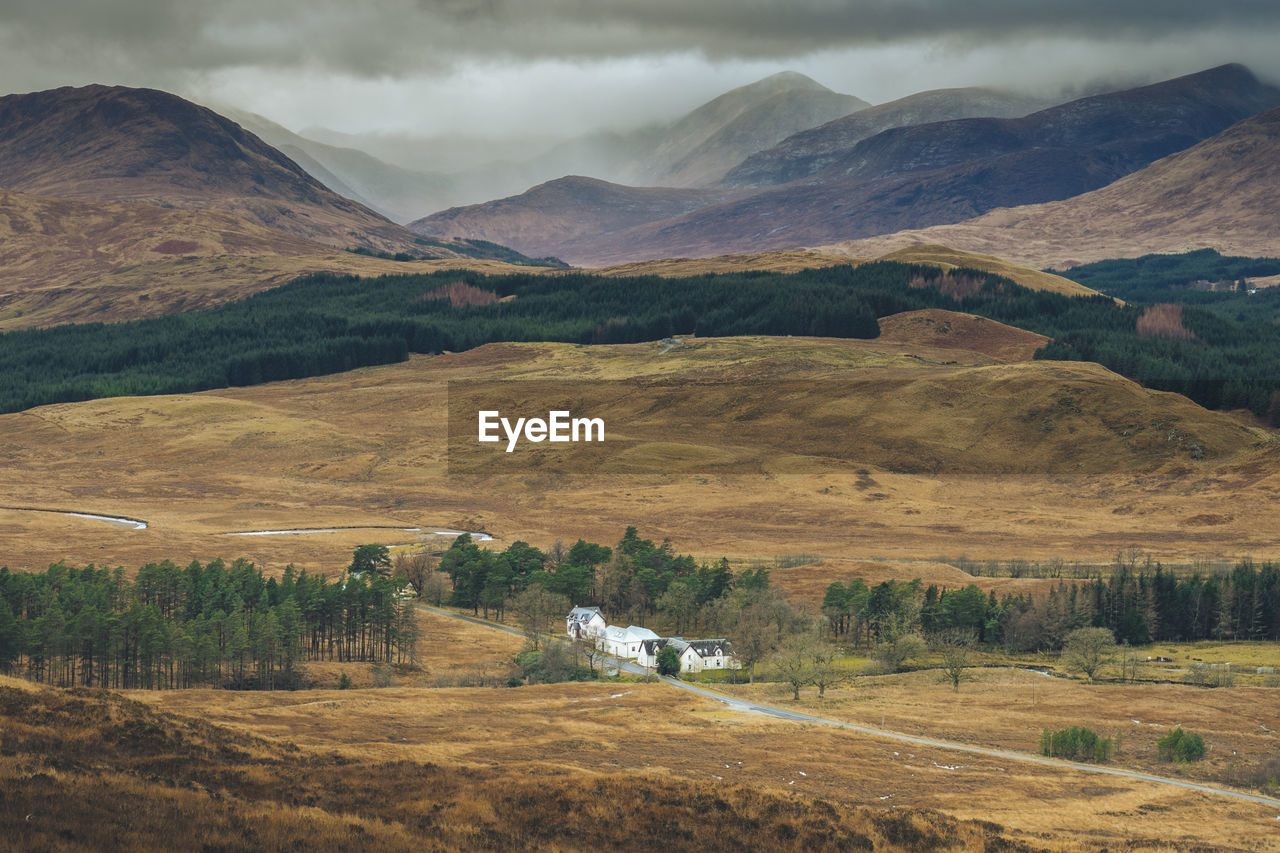 Nice view along the westhigland way in the scottish highlands.