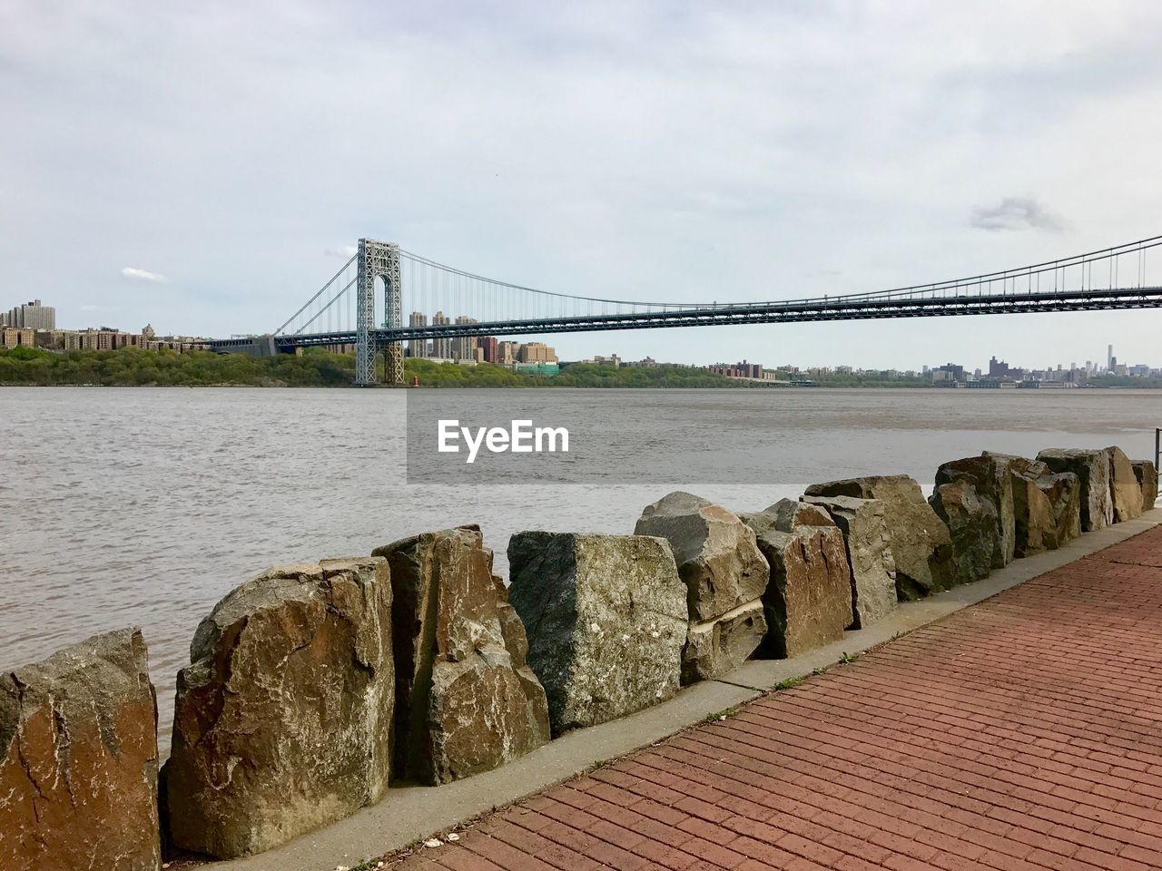 VIEW OF SUSPENSION BRIDGE