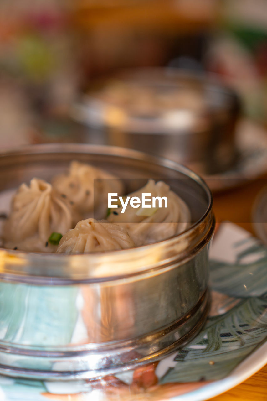 Close-up of food on table dumplings 