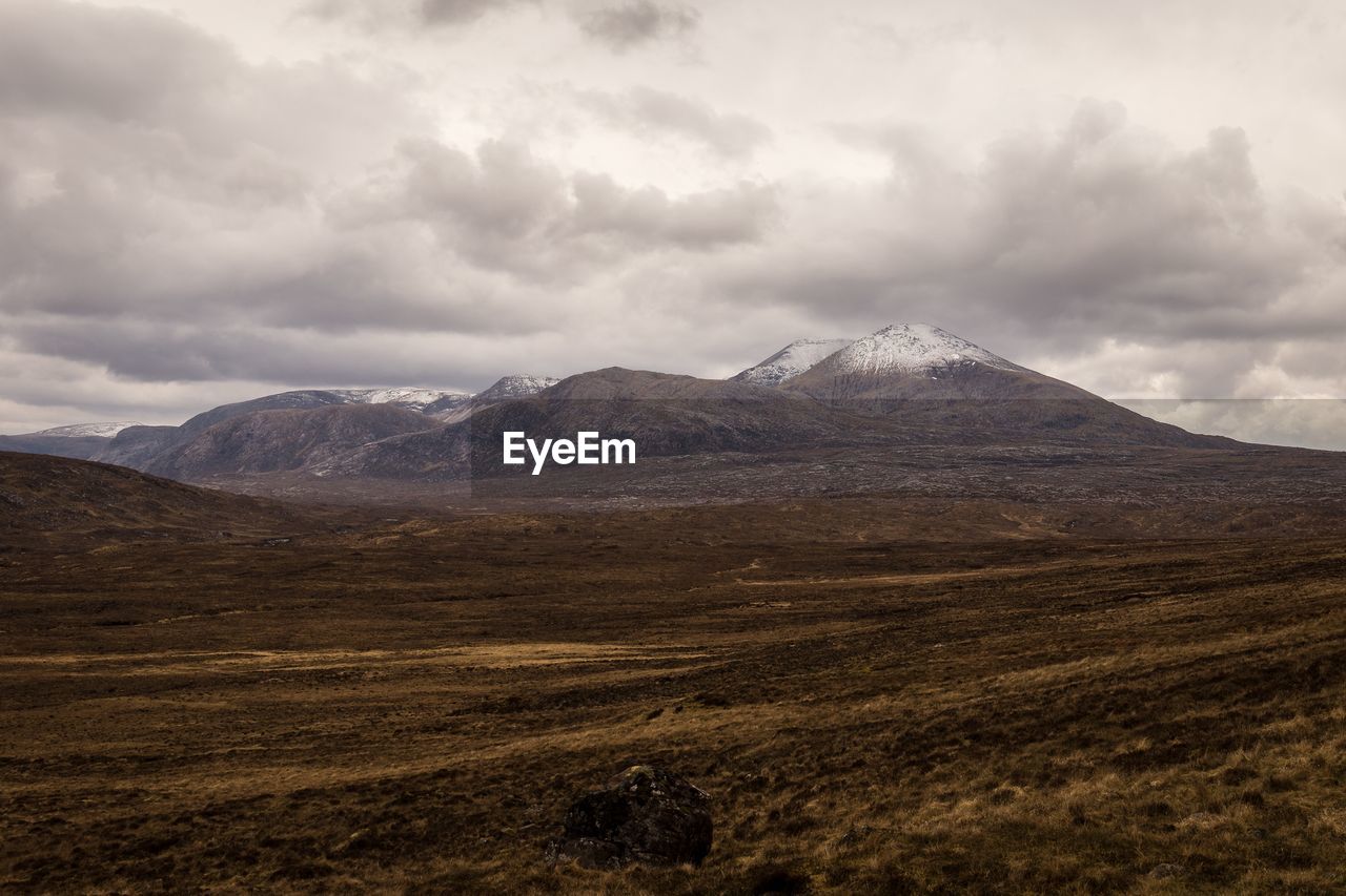 SCENIC VIEW OF ARID LANDSCAPE AGAINST SKY