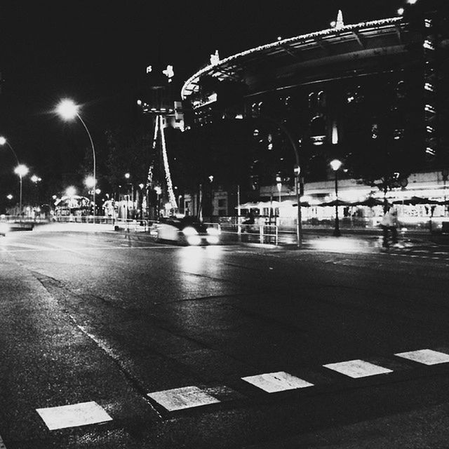 STREET LIGHTS AT NIGHT