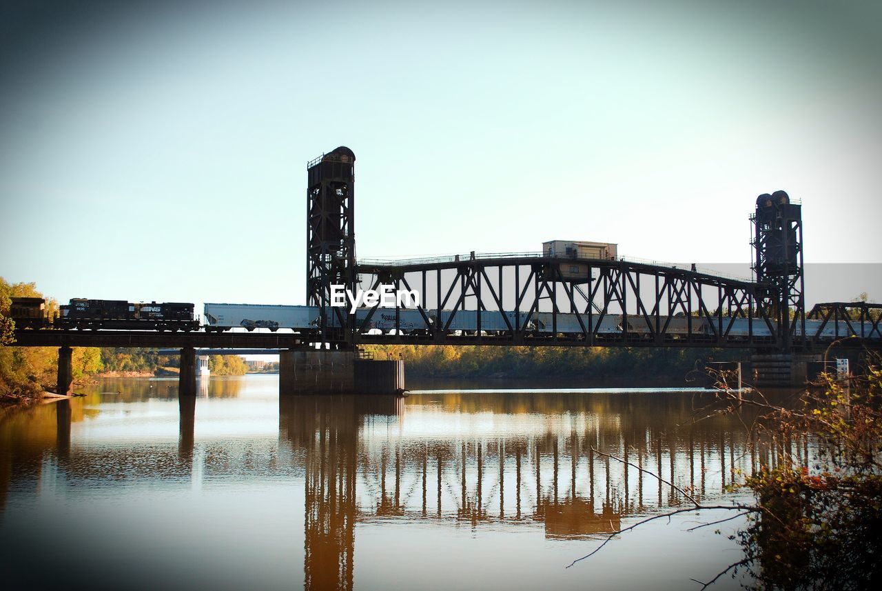 BRIDGE OVER RIVER AGAINST SKY