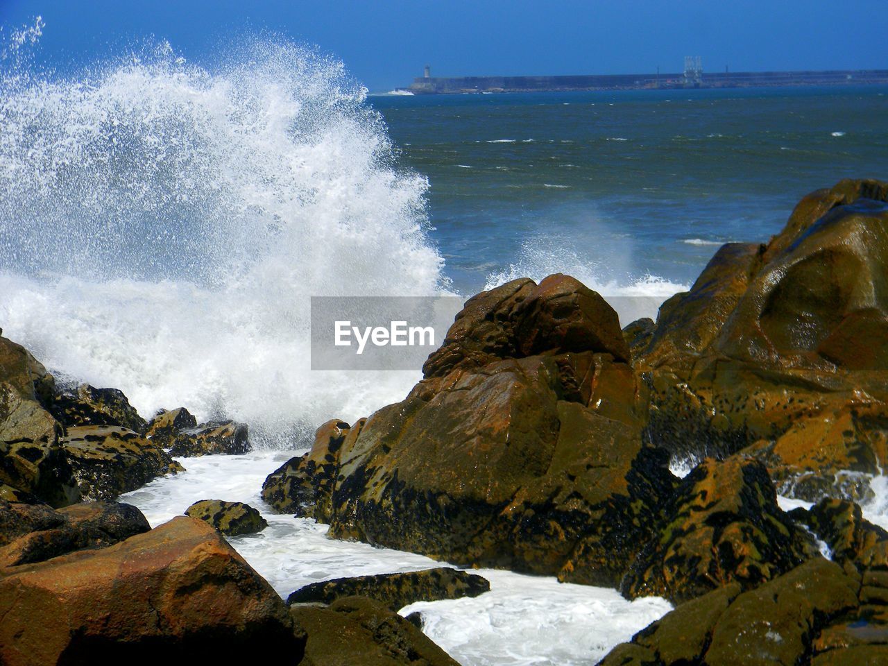 SCENIC VIEW OF SEA WAVES