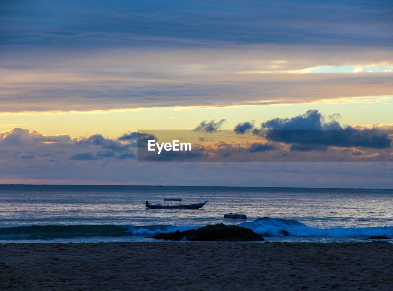 Sunset in ngapali, myanmar 