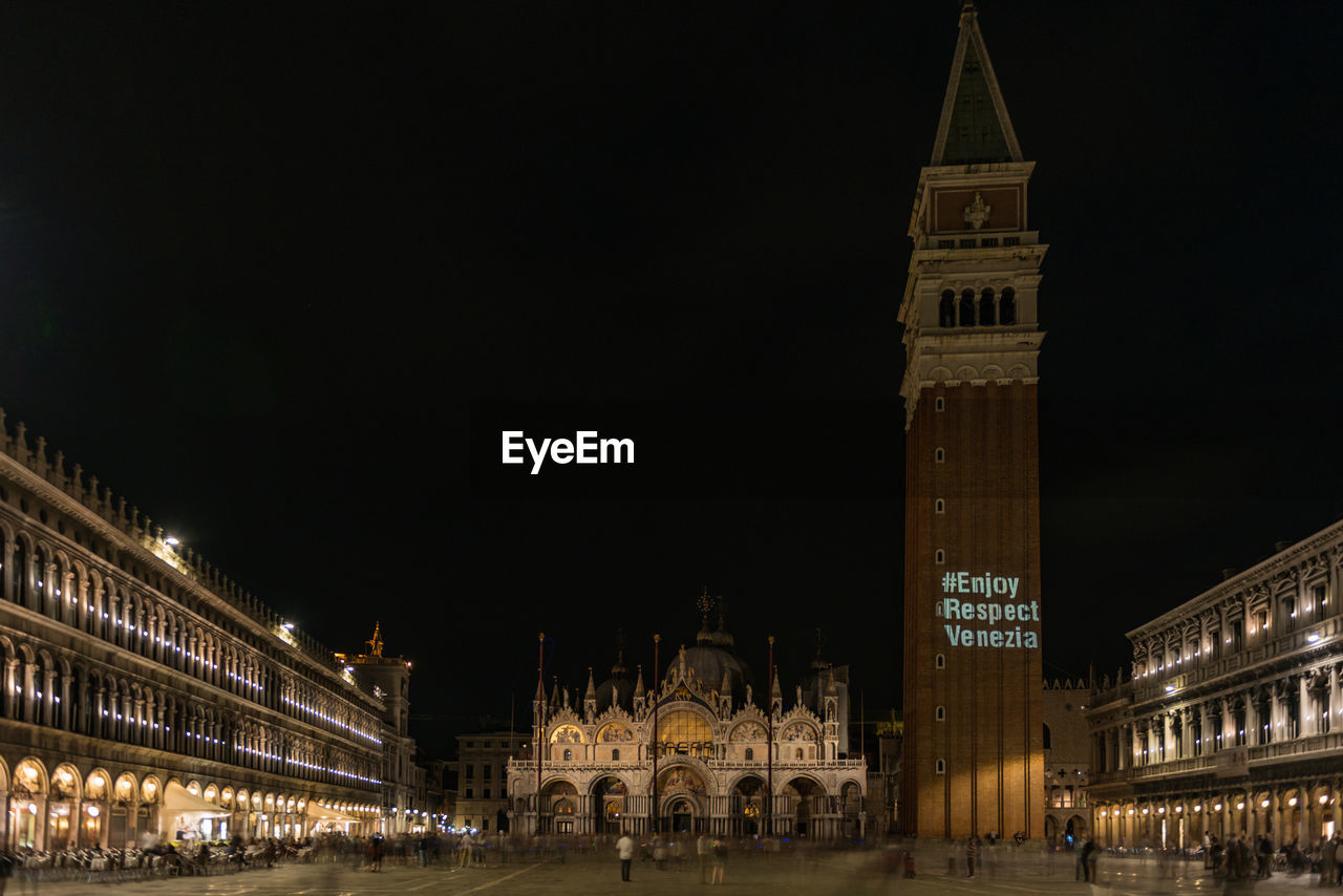 ILLUMINATED CITY AT NIGHT