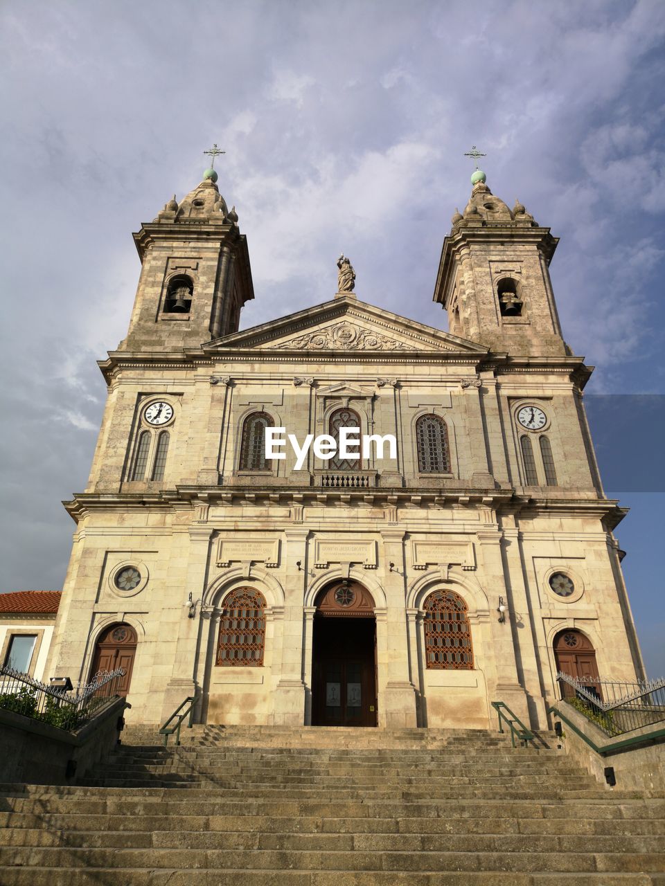 LOW ANGLE VIEW OF A BUILDING