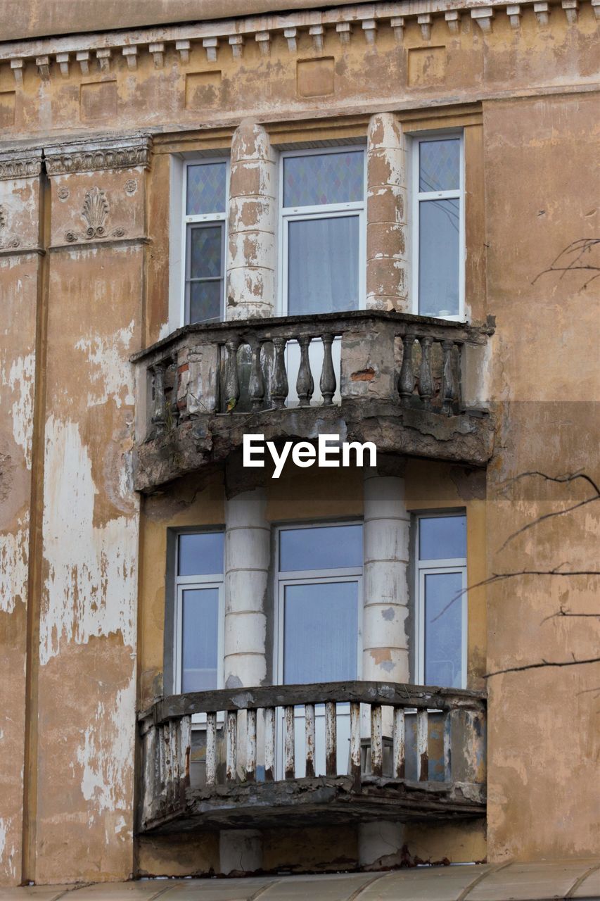 Low angle view of old building