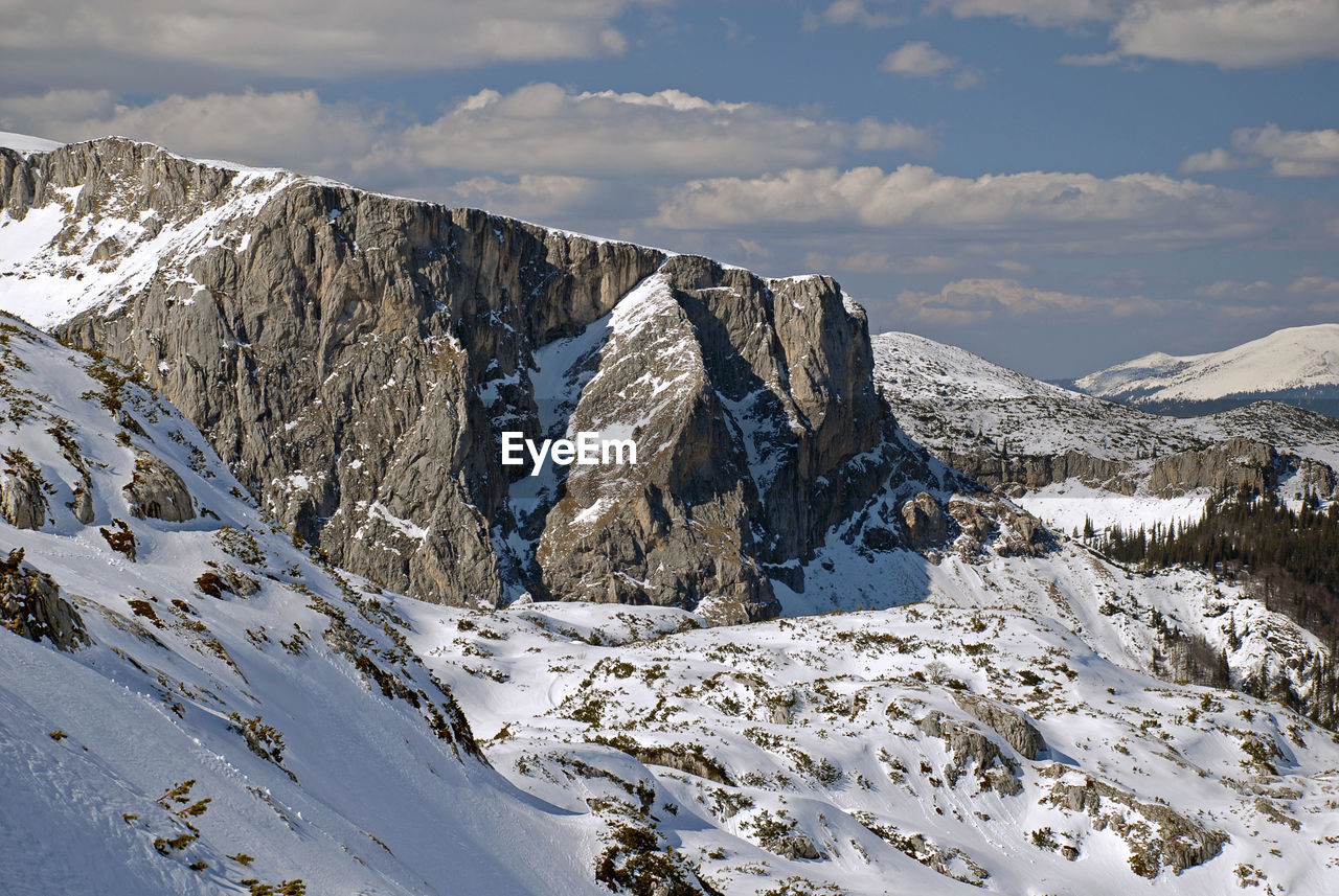 SNOWCAPPED MOUNTAINS AGAINST SKY