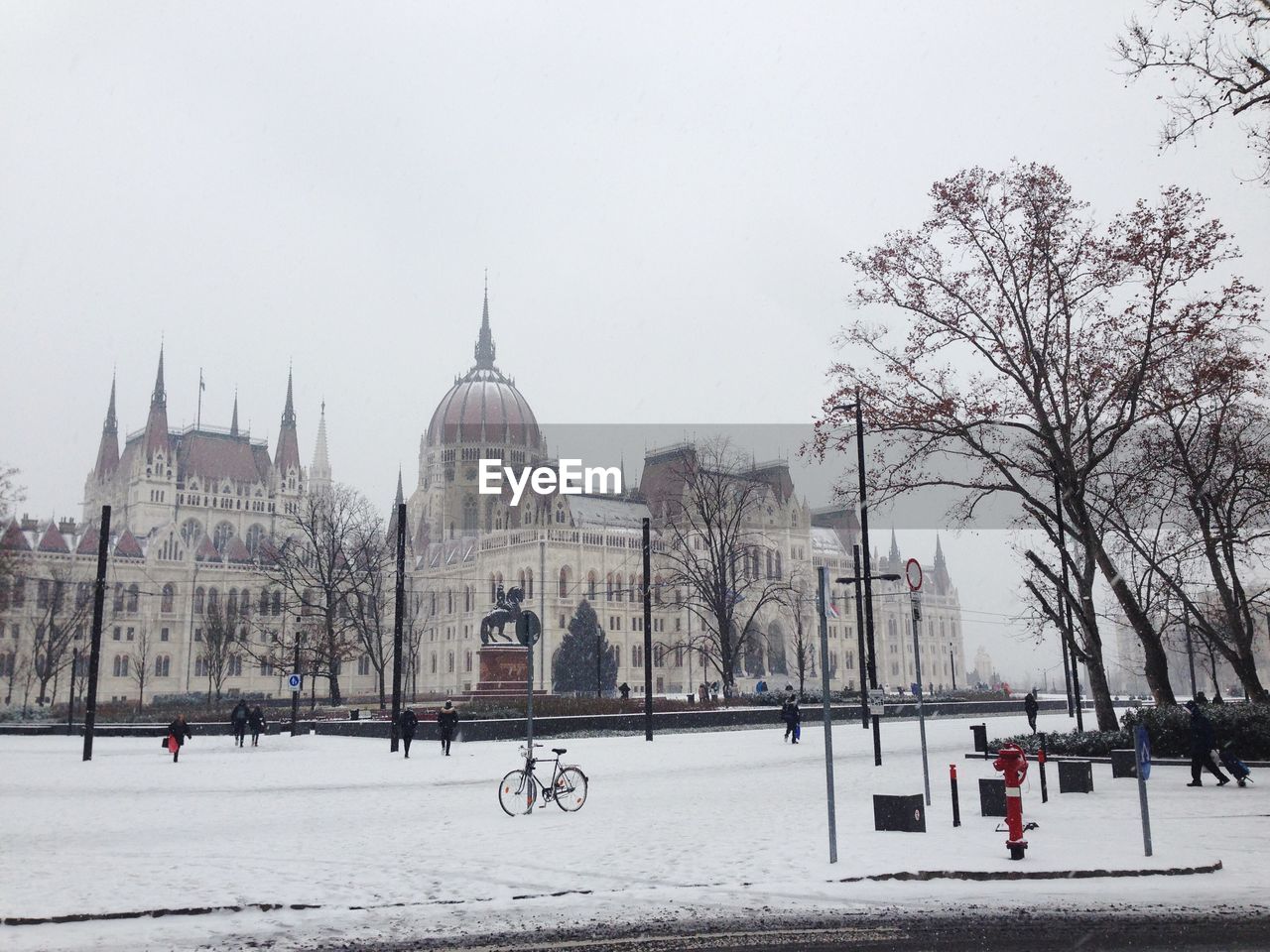 VIEW OF CITY AGAINST CLEAR SKY