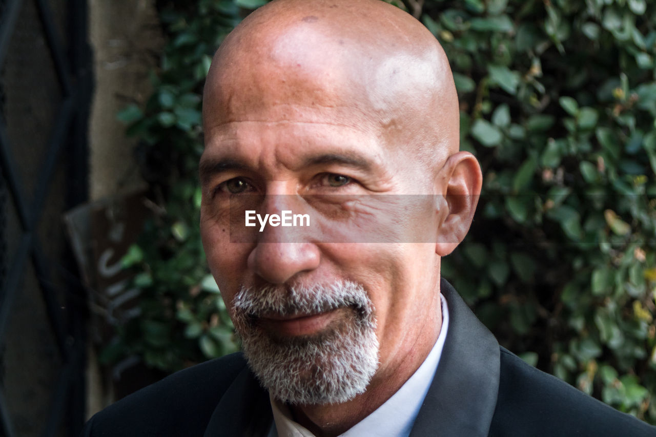 Portrait of man smiling