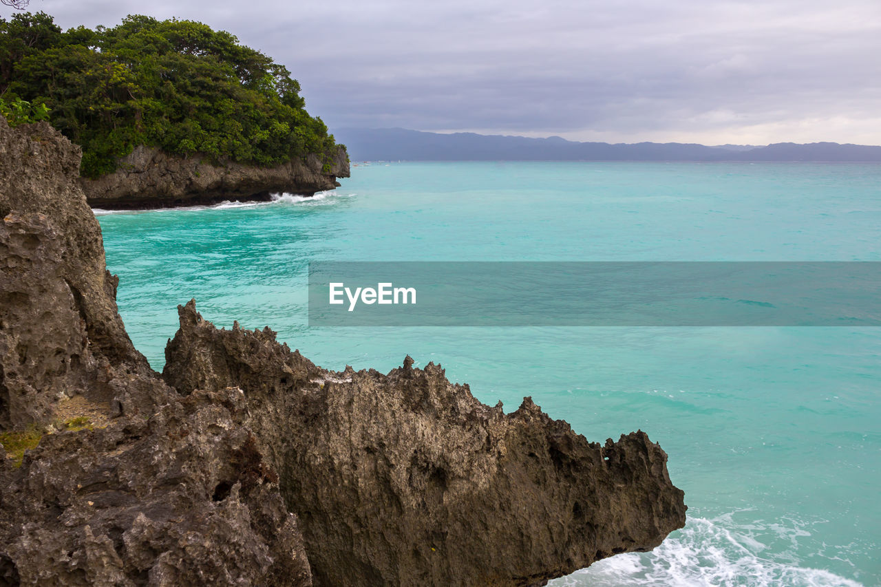 Rocky beach, philippines