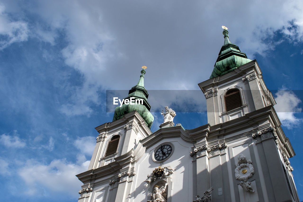 low angle view of cathedral against sky