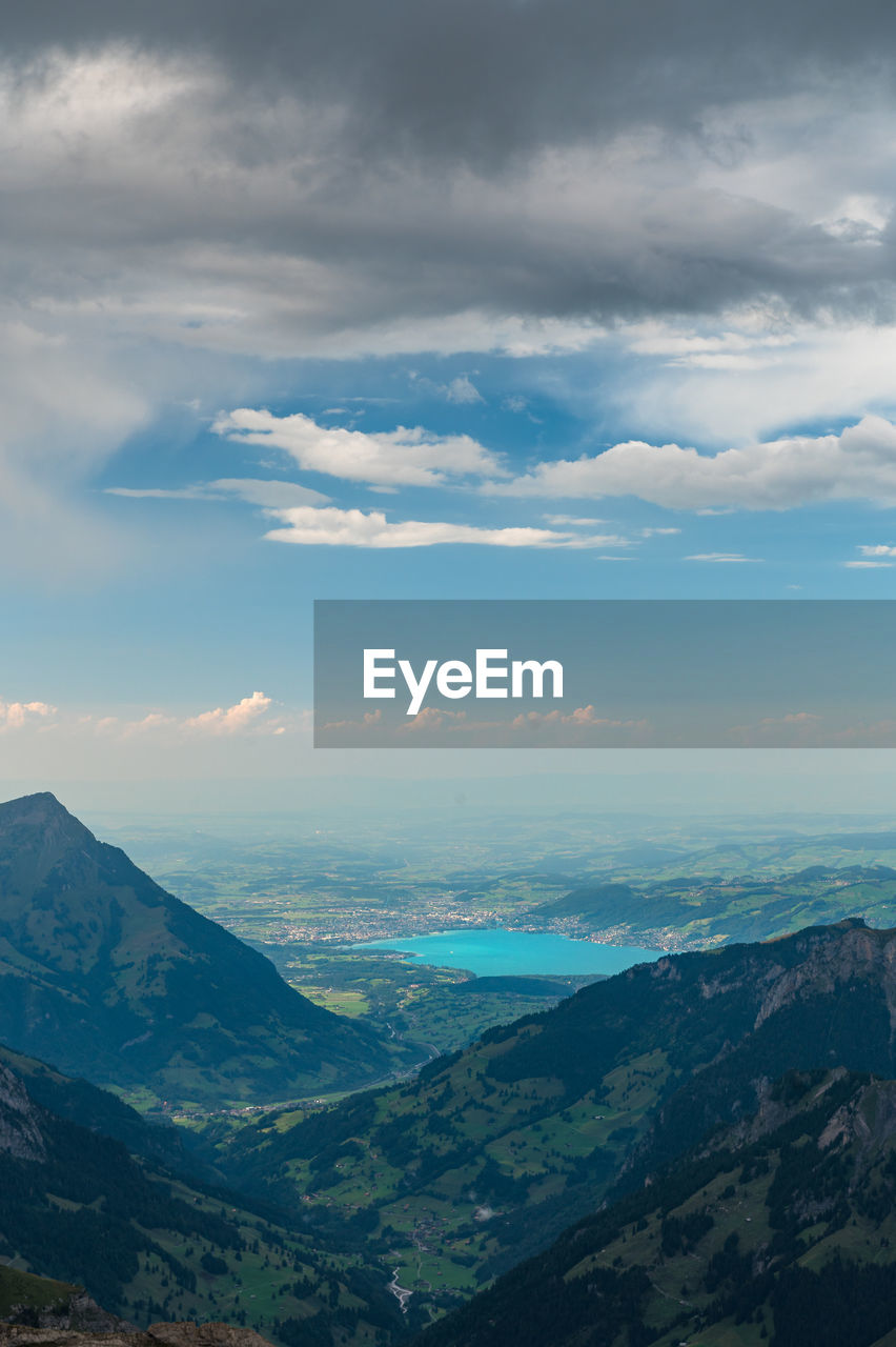 AERIAL VIEW OF LANDSCAPE AGAINST SKY