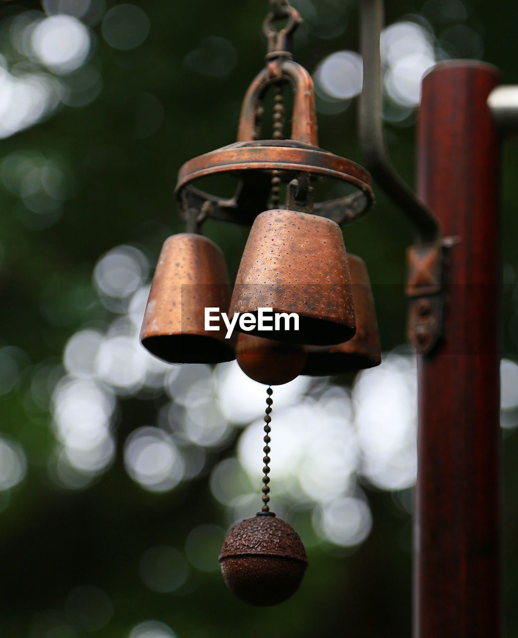 Close-up of door bell