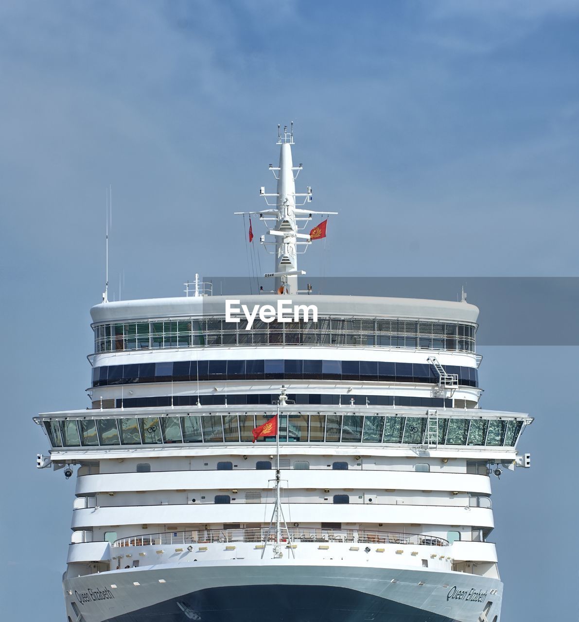 cruise ship, vehicle, ship, passenger ship, ocean liner, nautical vessel, motor ship, transportation, sky, watercraft, architecture, water, nature, cruise, mode of transportation, sea, travel, no people, built structure, outdoors, business, industry, naval architecture, boat, tower, luxury, blue, harbor, building exterior, craft, wealth, day