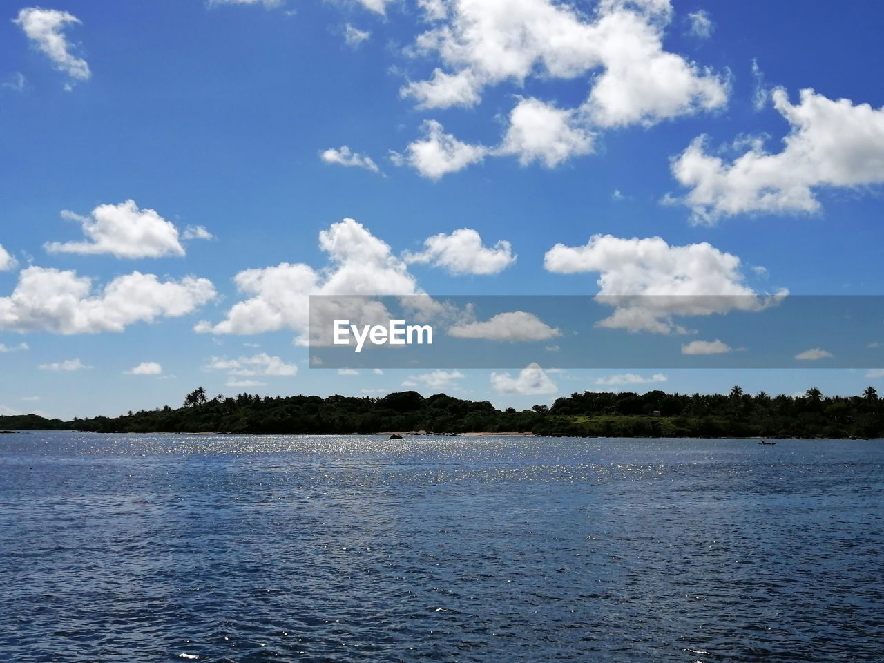 VIEW OF LAKE AGAINST SKY