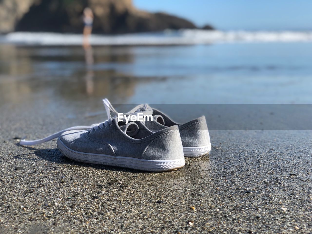 Shoes in beach