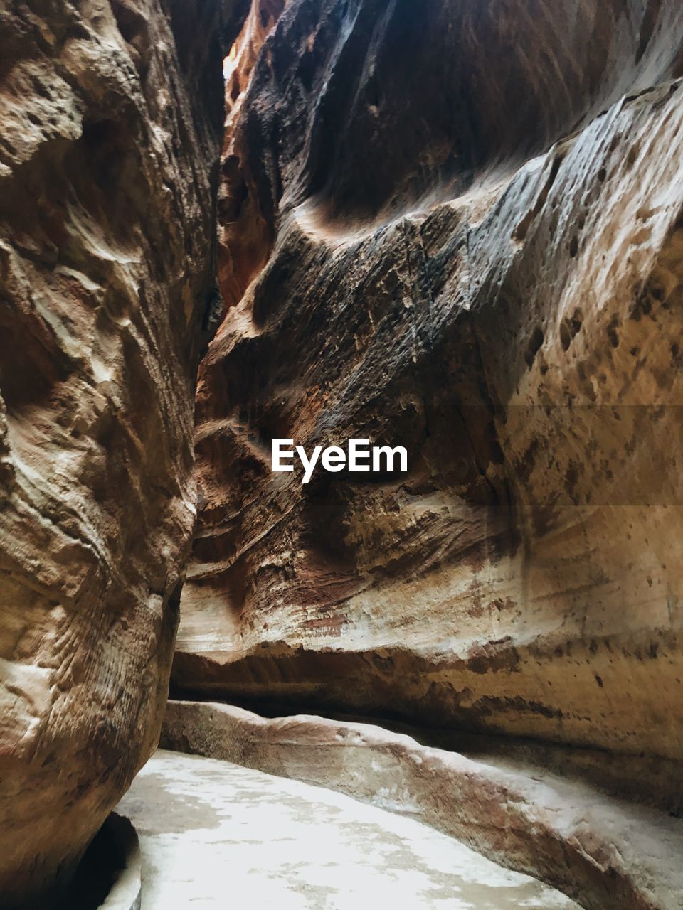 Rock formation in cave