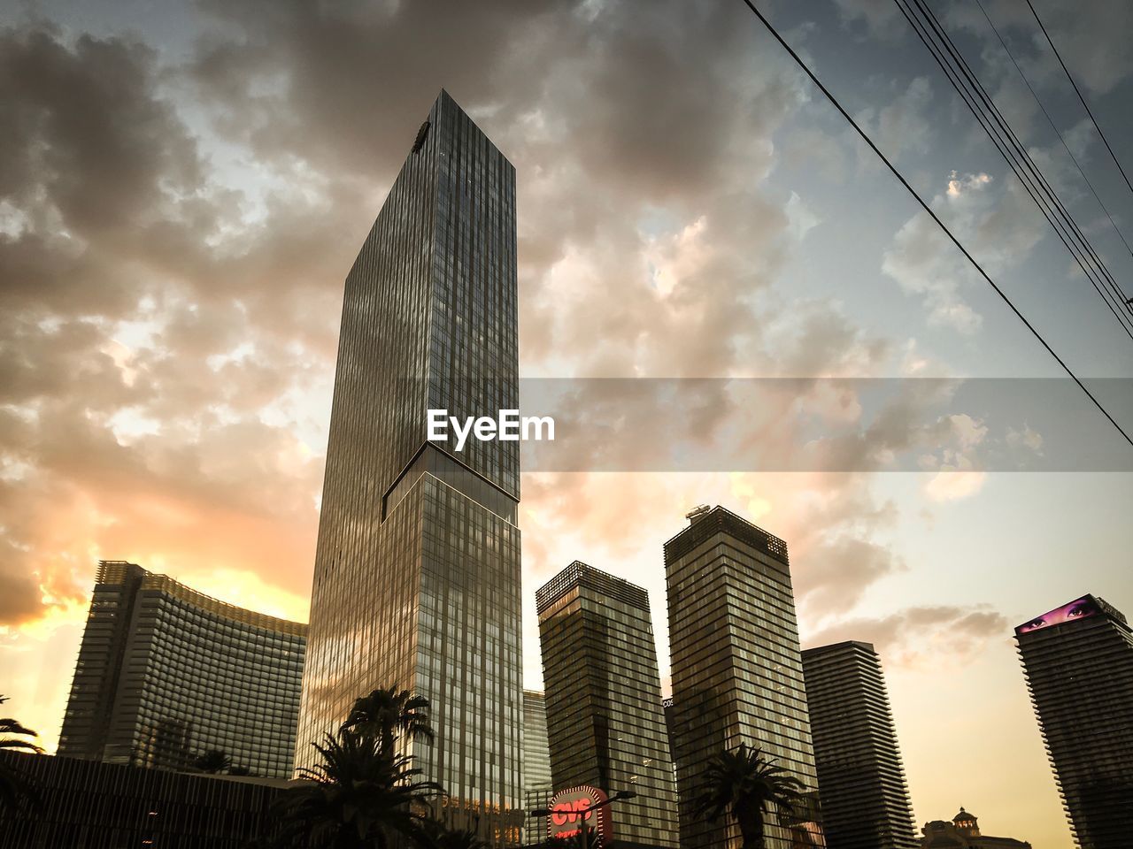 LOW ANGLE VIEW OF SKYSCRAPERS