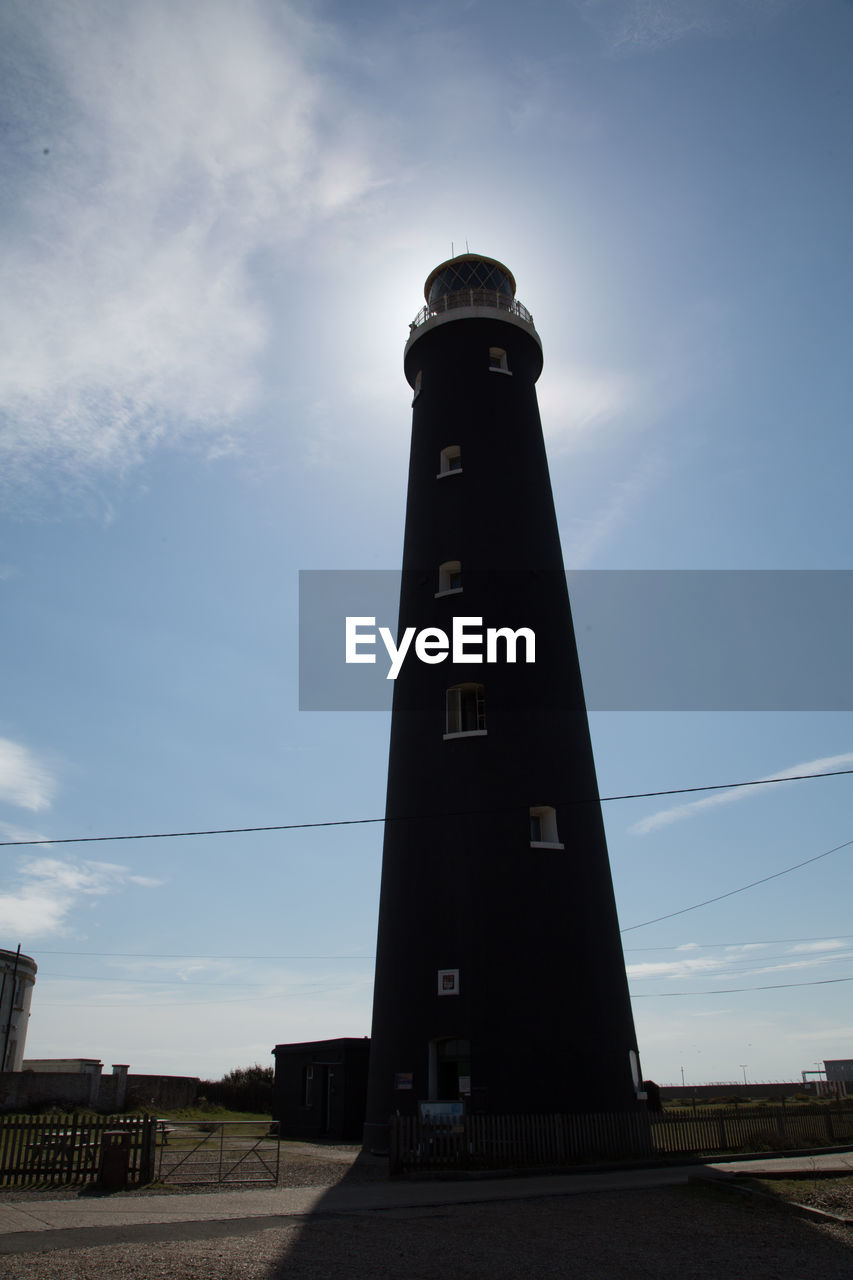 LOW ANGLE VIEW OF LIGHTHOUSE