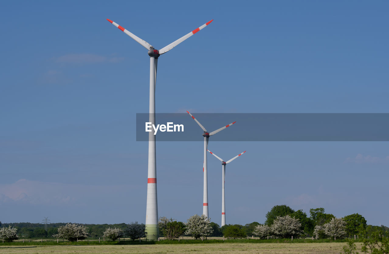 Onshore wind turbine expansion on the german north sea coast