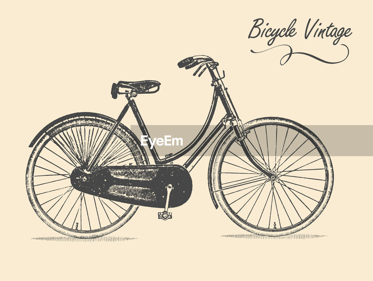 bicycle, transportation, sketch, vehicle, wheel, mode of transportation, bicycle wheel, land vehicle, drawing, font, activity, cartoon, no people, road bicycle