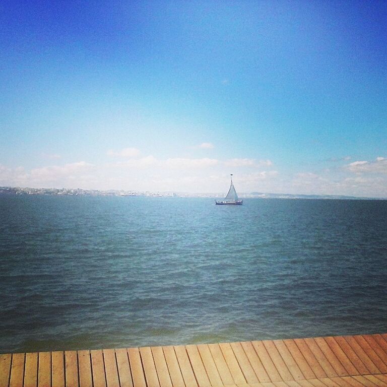 SCENIC VIEW OF SEASCAPE AGAINST SKY